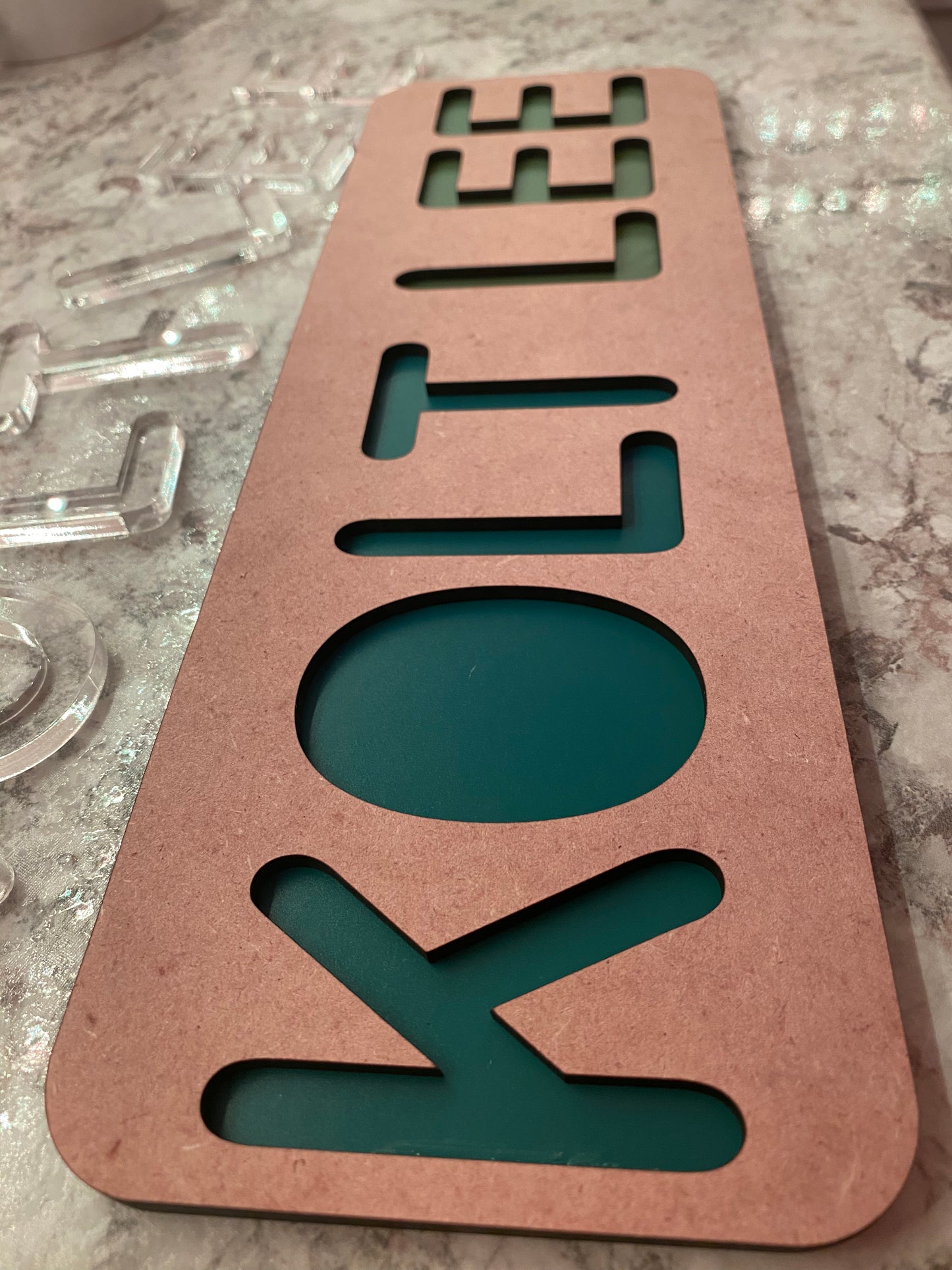 Name Puzzle- Acrylic