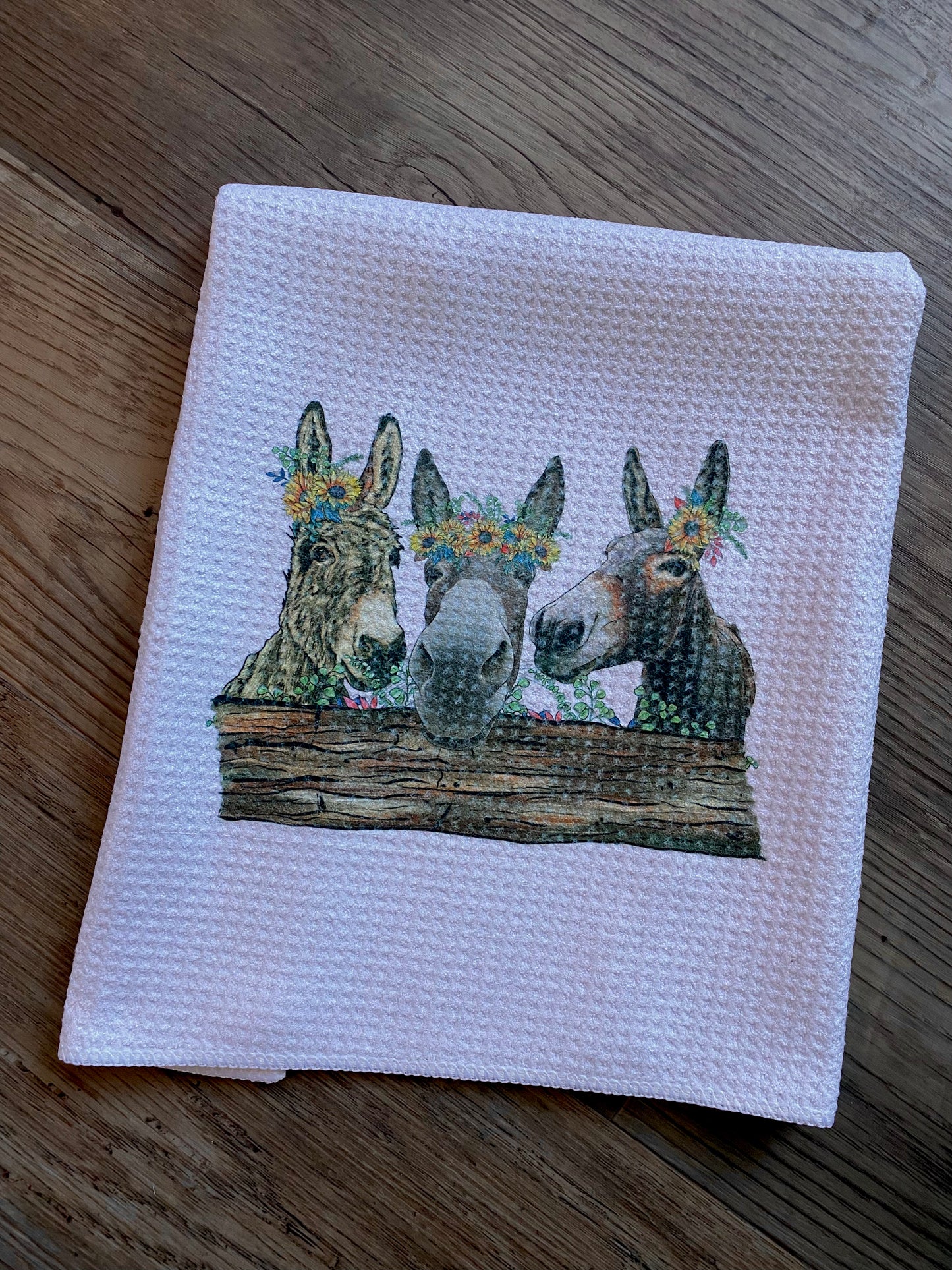 Three Donkeys Towel