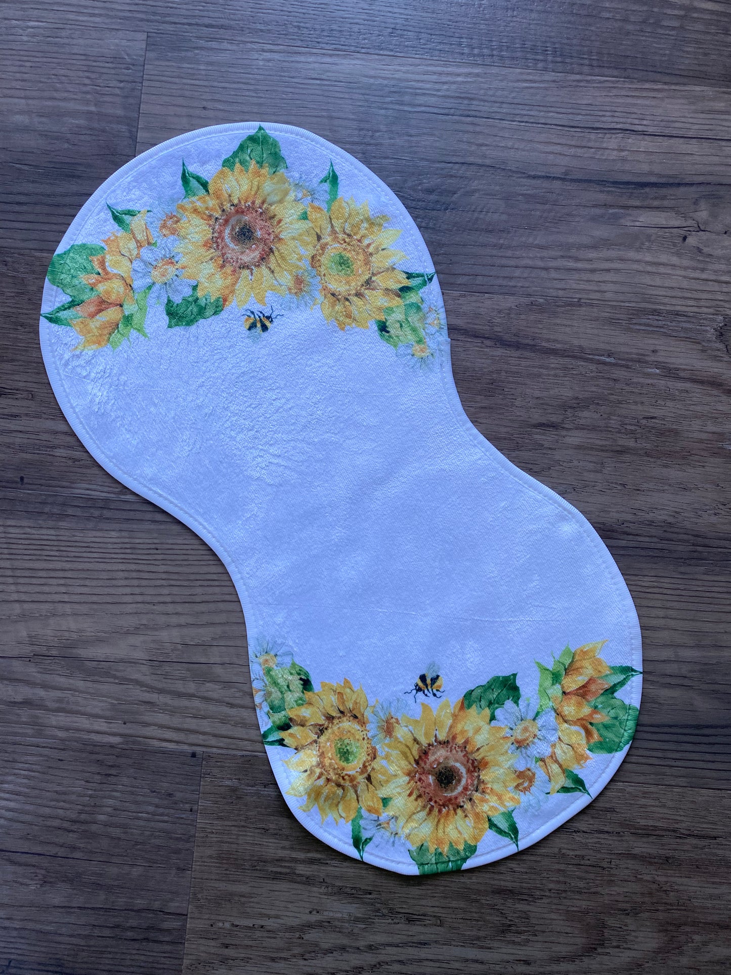 Sunflower Burp Cloth