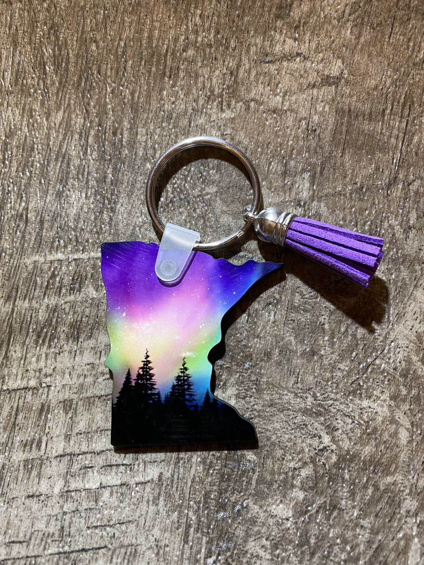MN Shape Keychain
