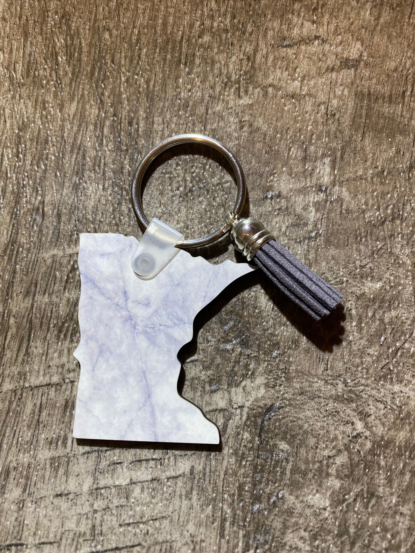 MN Shape Keychain
