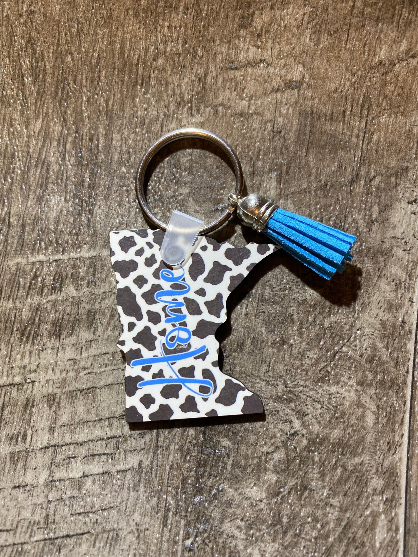 MN Shape Keychain