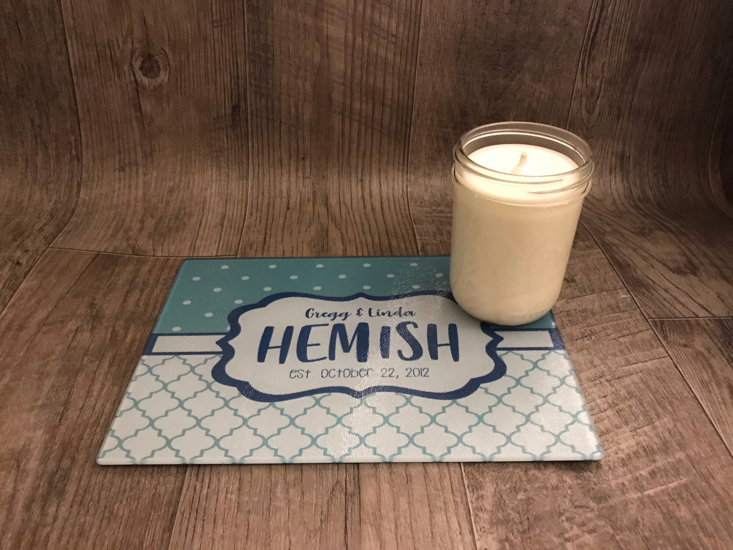 Personalized Glass Cutting Board