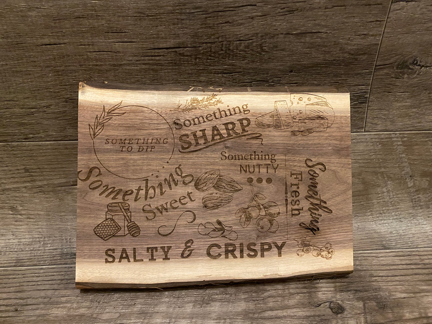 Live Edge Charcuterie Board
