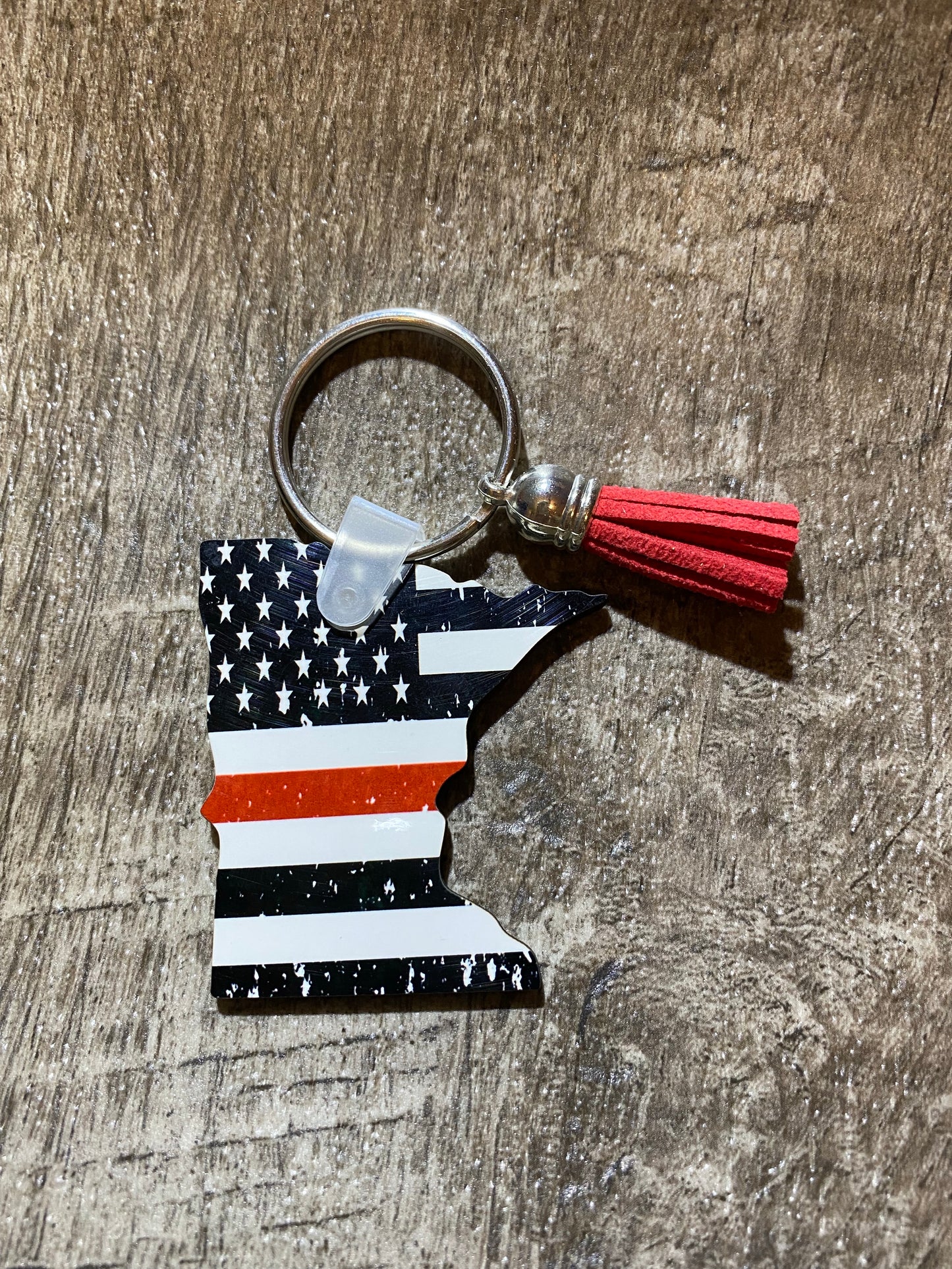 MN Shape Keychain