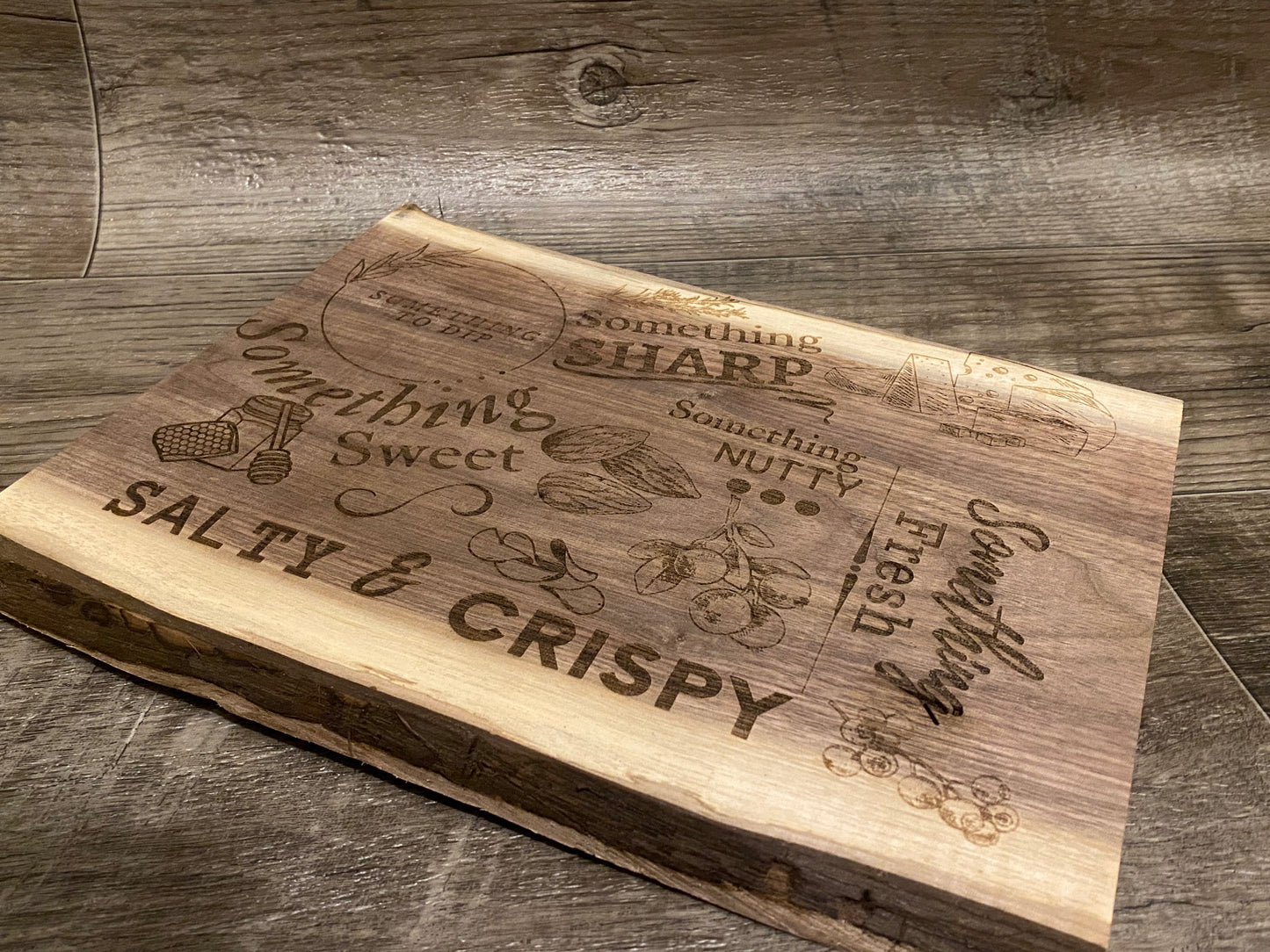 Live Edge Charcuterie Board