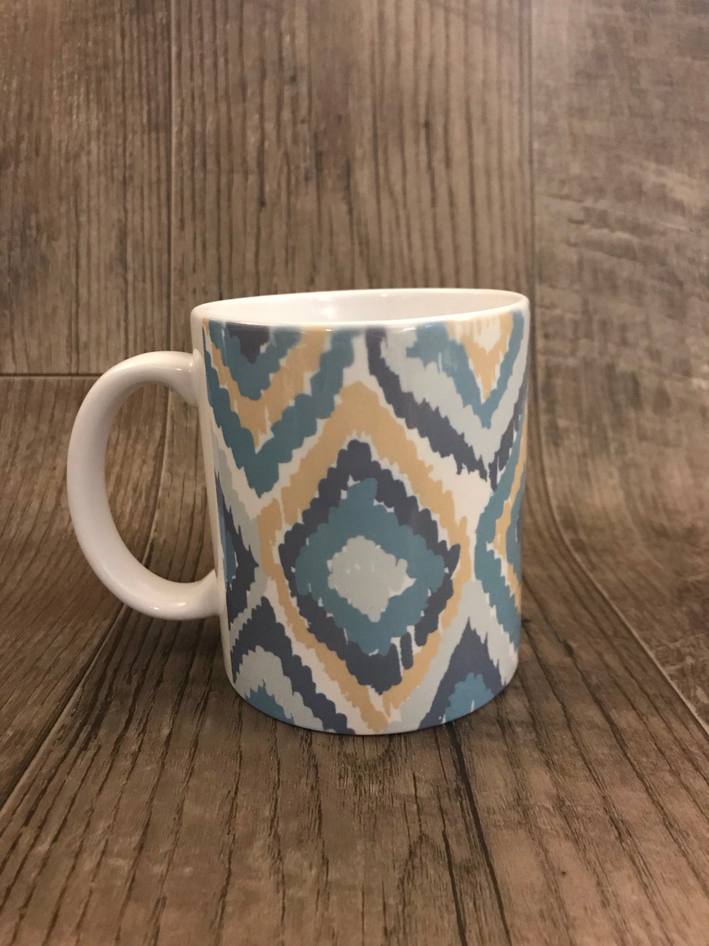 Blue & Yellow Tribal