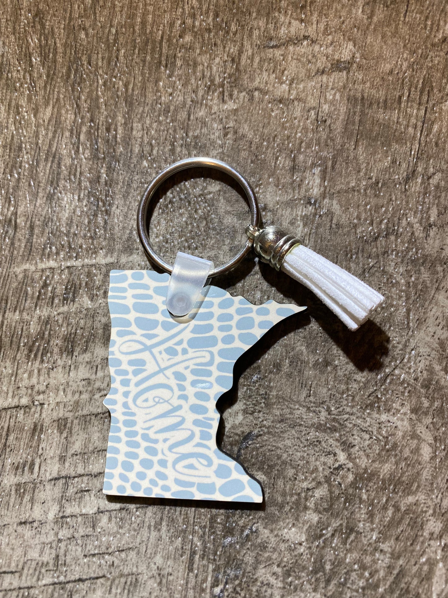 MN Shape Keychain