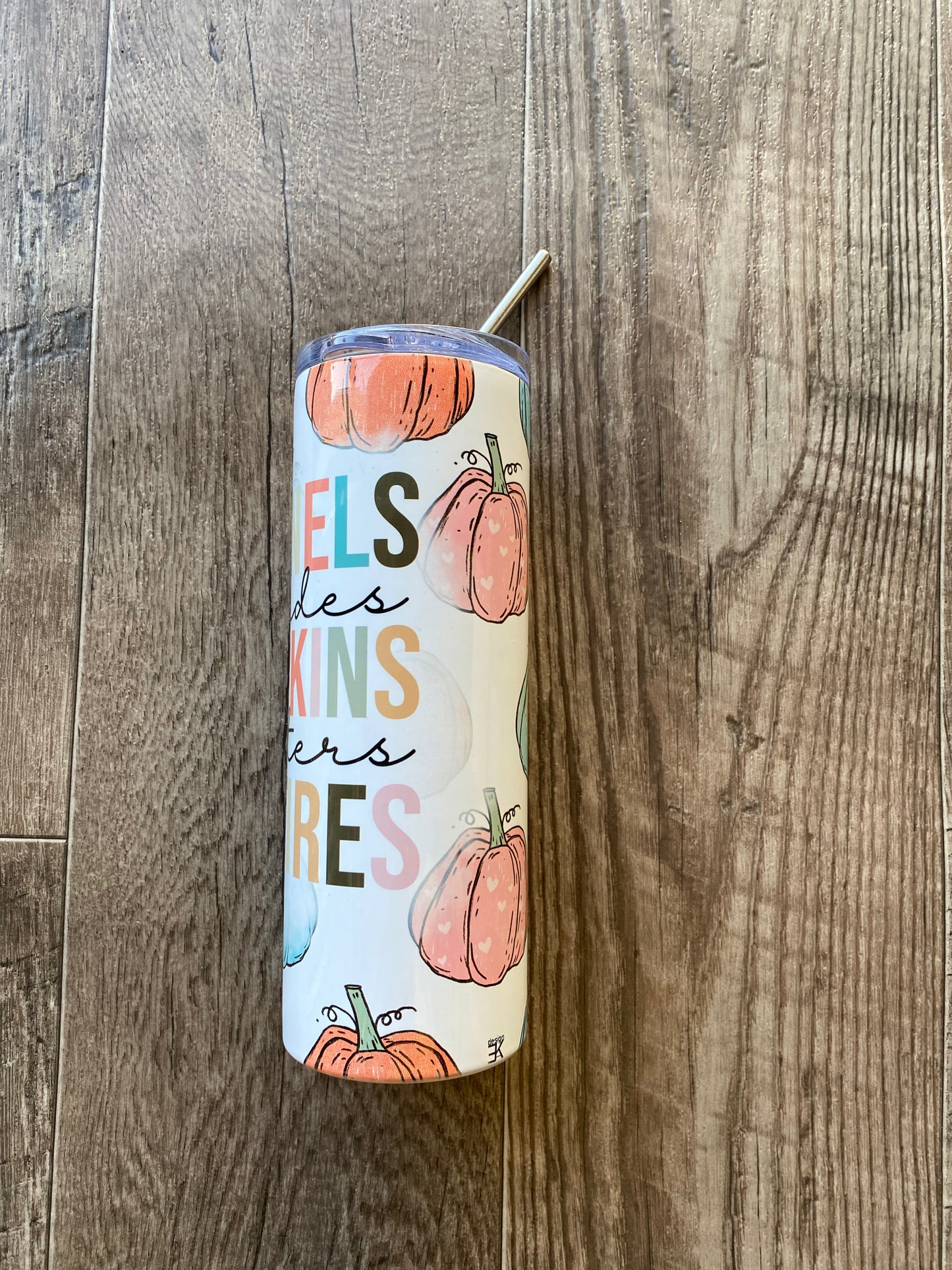 Flannel Pumpkin Tumbler