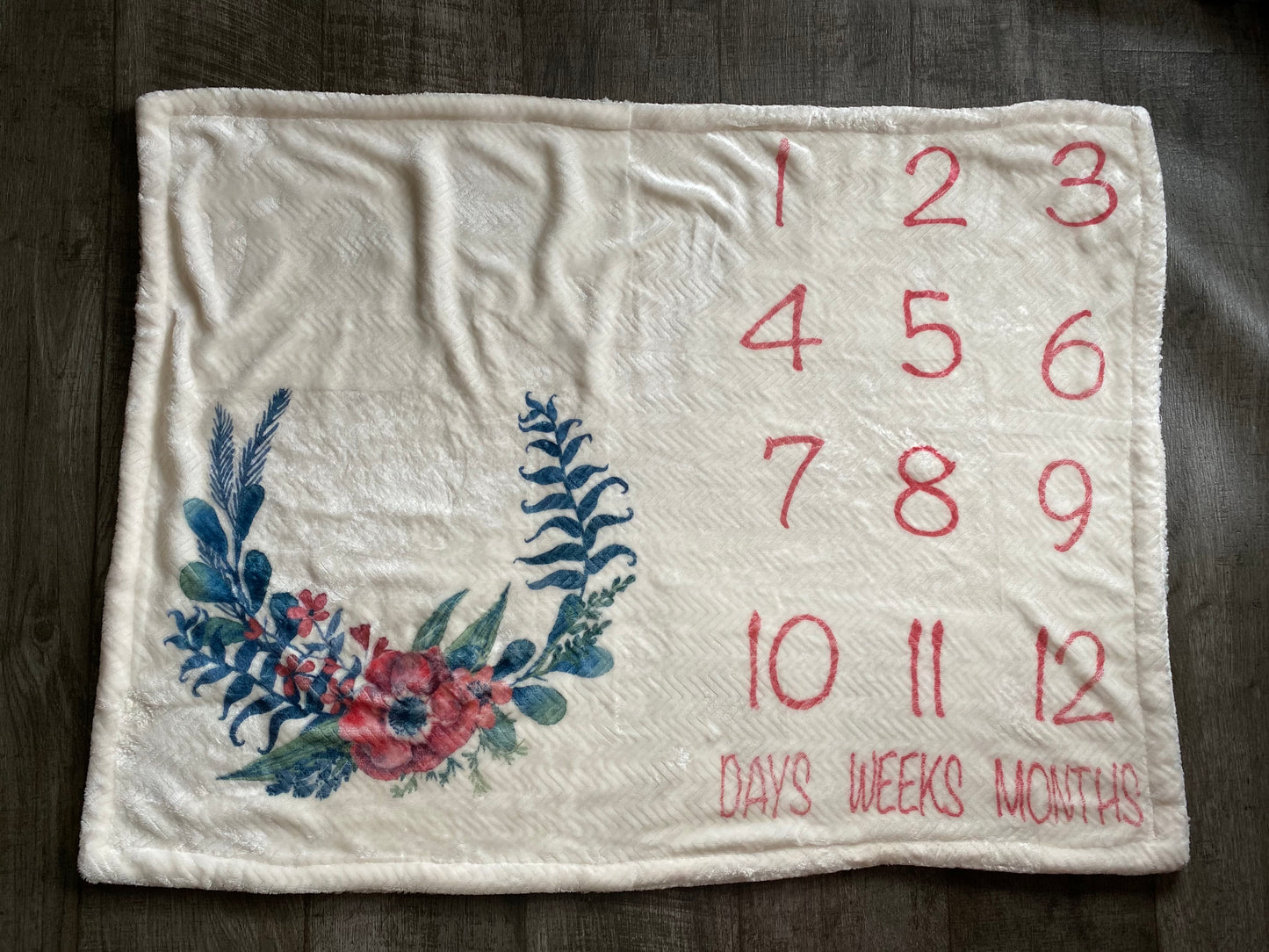 Milestone Baby Blanket