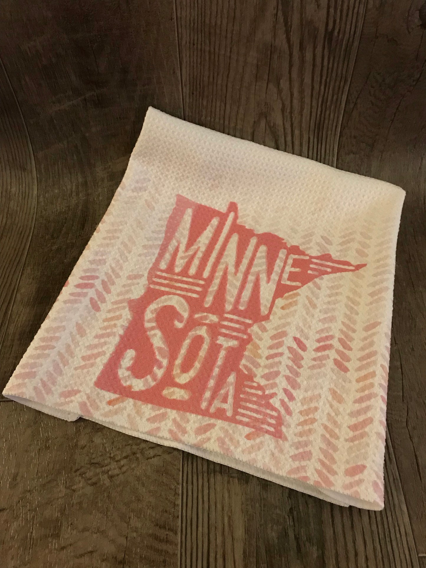 Pink Minnesota Towel