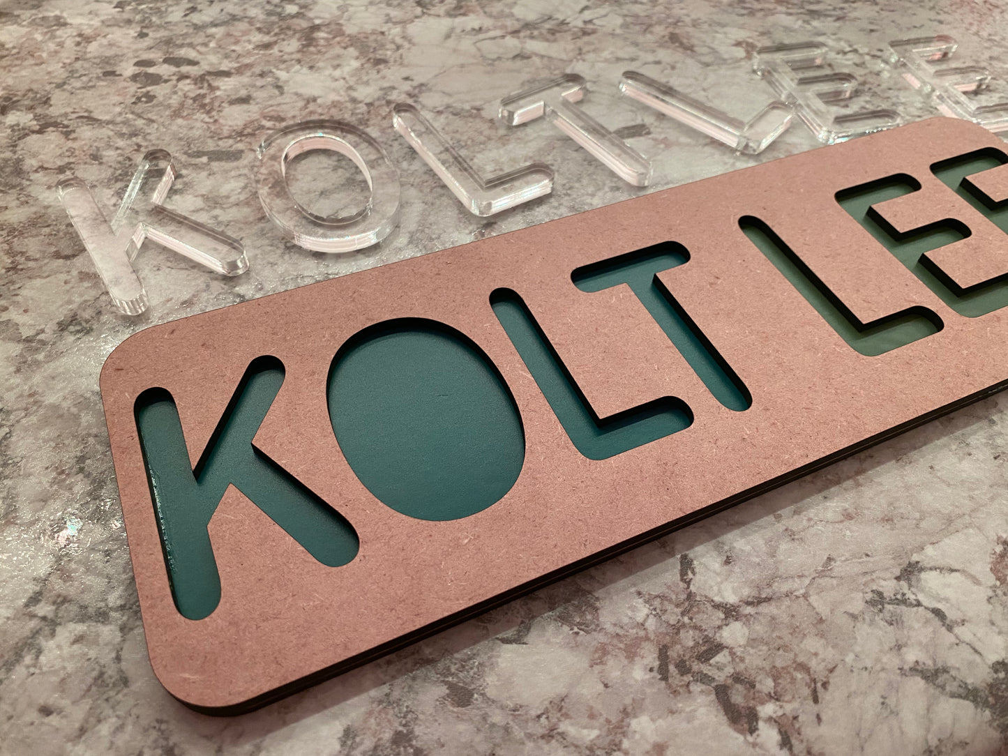 Name Puzzle- Acrylic