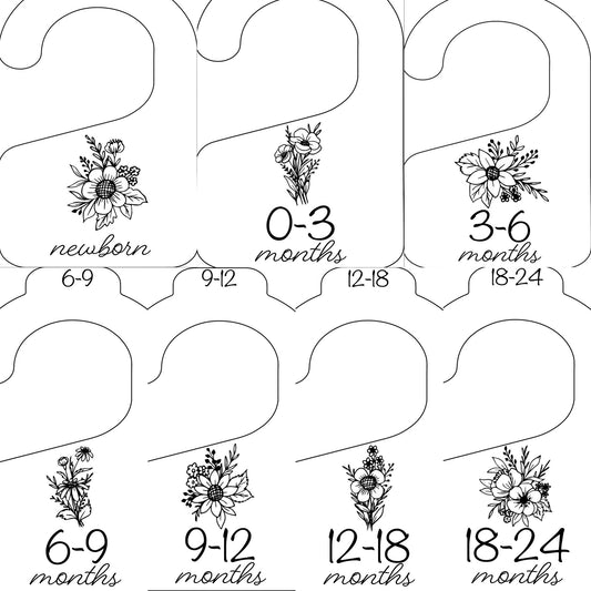 Flower Clothes Divider