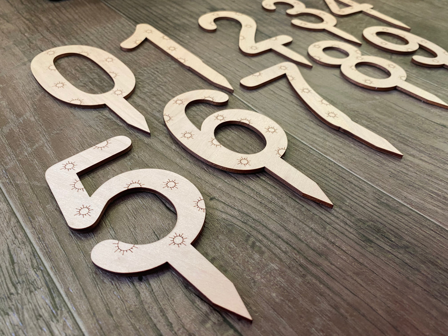 Number Cake Topper