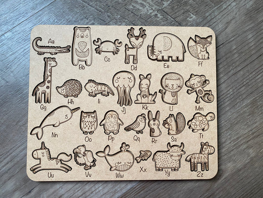 Animal Alphabet Puzzle