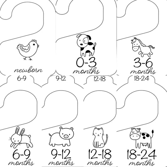 Farm Animals Clothes Divider