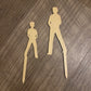 Father and Son Plant Stakes