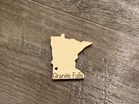 State Heart Magnet