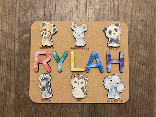 Animal Name Puzzle